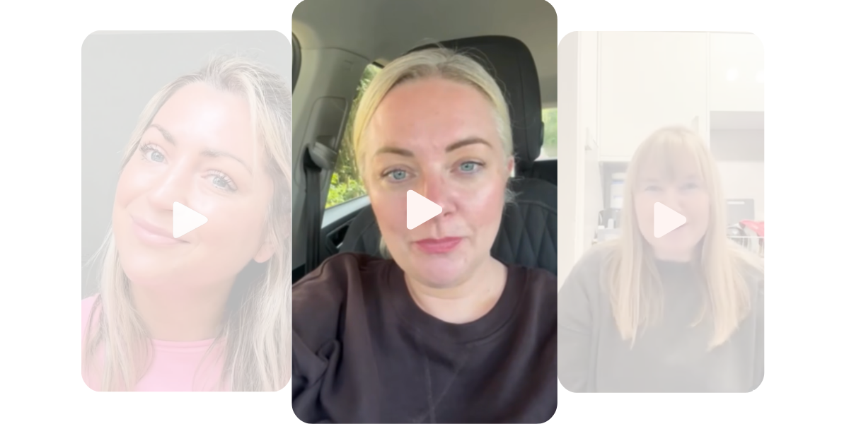 UGC video carousel effect